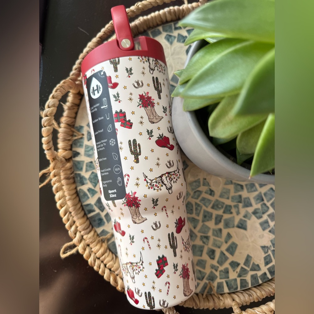 Hydrojug COWBOY CHRISTMAS 32oz Sport Tumbler